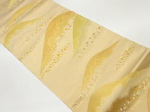 山並みに松葉・色紙散らし模様織出し袋帯